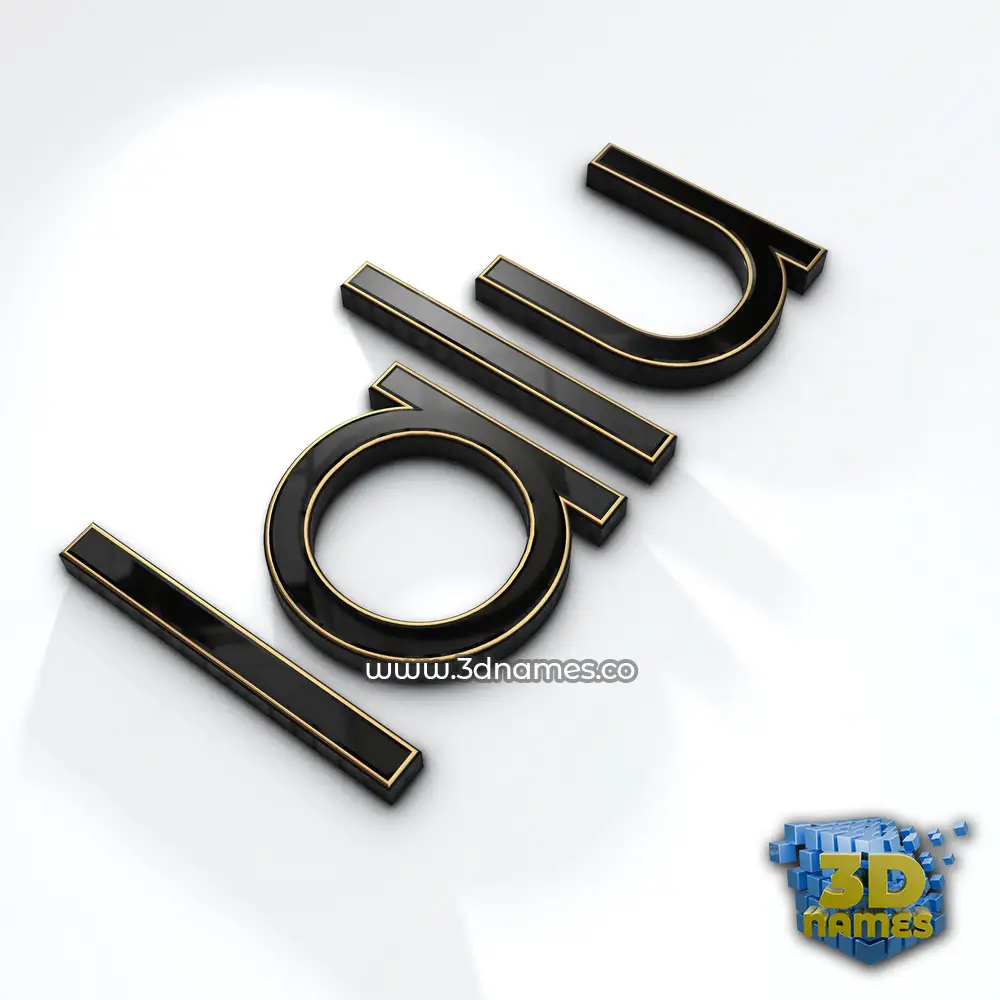 lalu in Black'n'White style - 3D name wallpaper