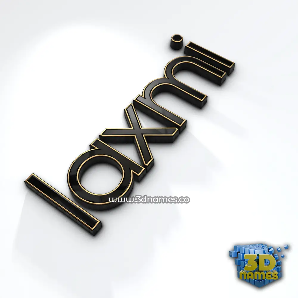 laxmi in Black'n'White style - 3D name wallpaper