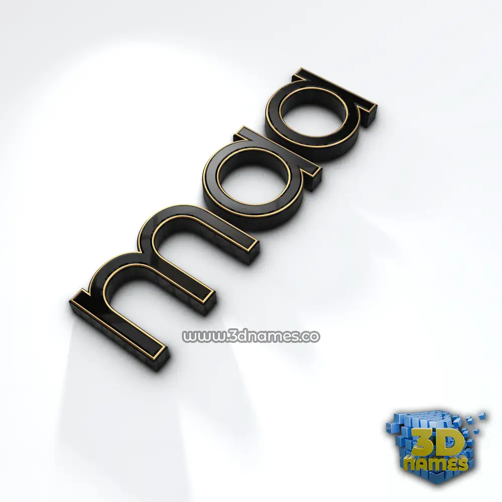 maa in Black'n'White style - 3D name wallpaper
