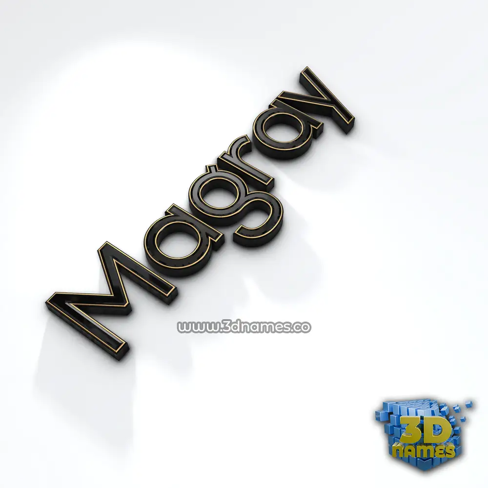 magray in Black'n'White style - 3D name wallpaper