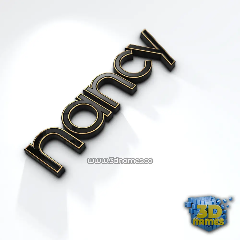 nancy in Black'n'White style - 3D name wallpaper