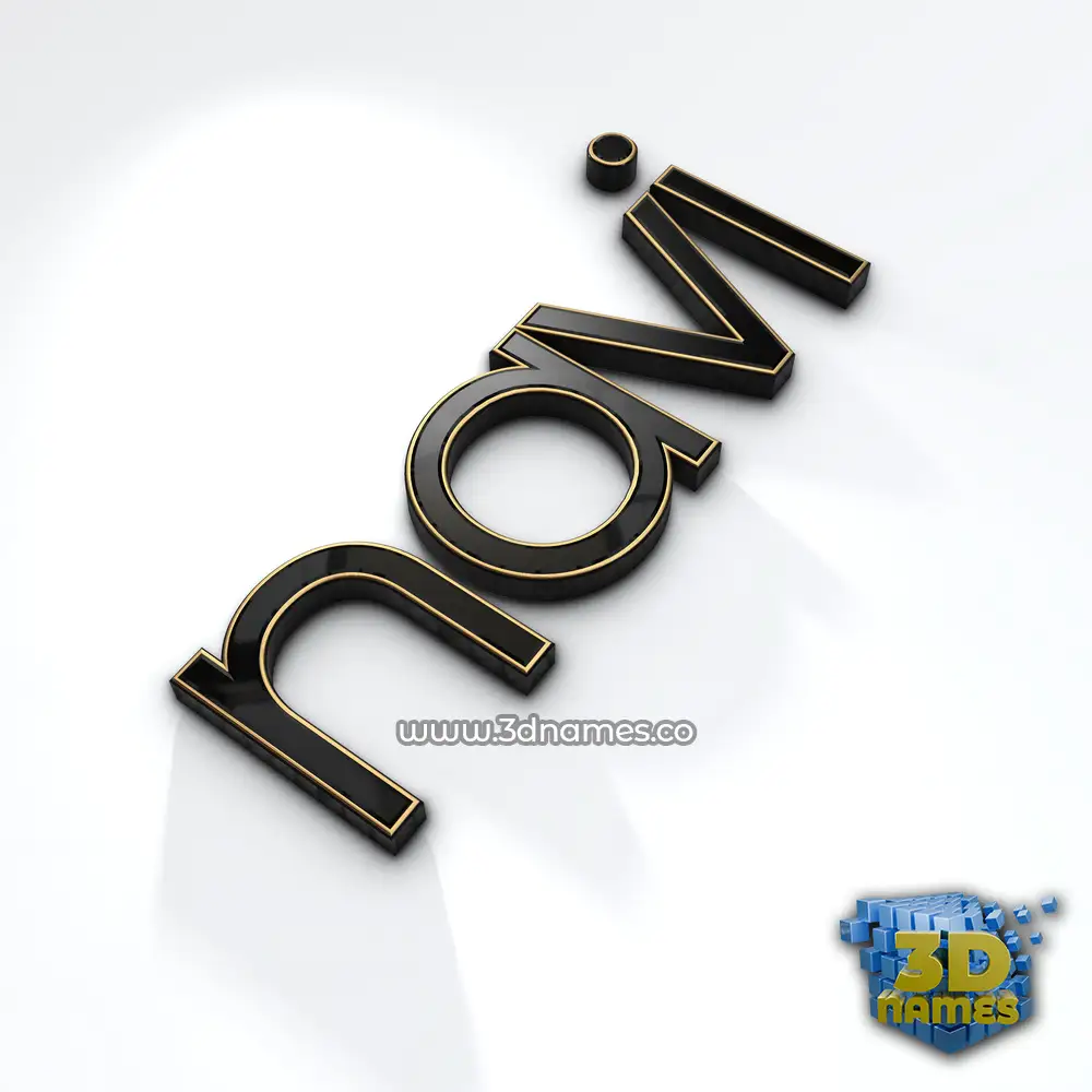navi in Black'n'White style - 3D name wallpaper