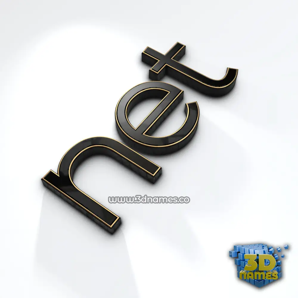 net in Black'n'White style - 3D name wallpaper