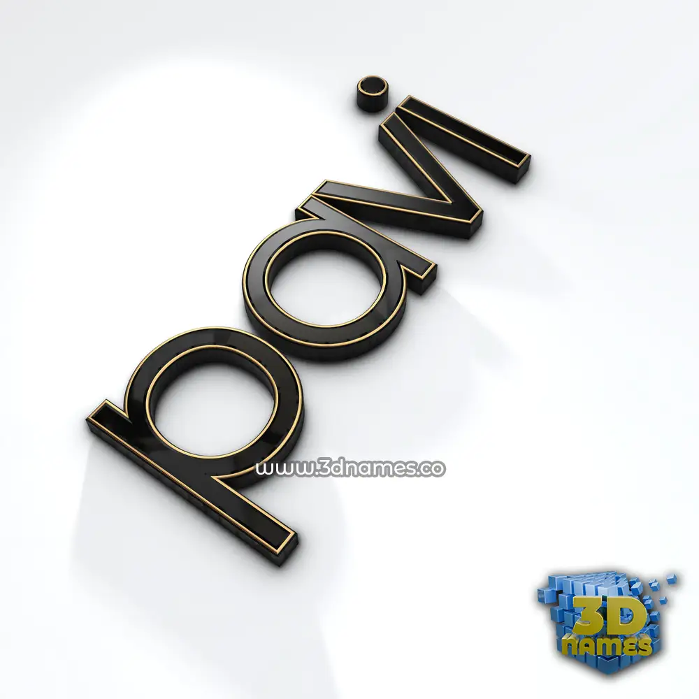 pavi in Black'n'White style - 3D name wallpaper