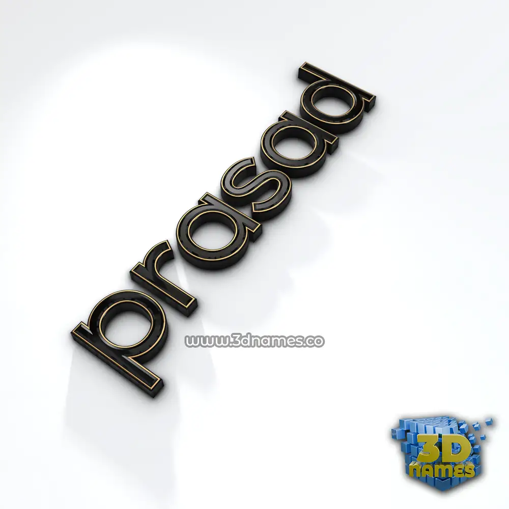 prasad in Black'n'White style - 3D name wallpaper