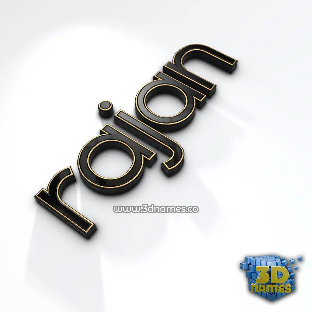 rajan in Black'n'White style - 3D name wallpaper