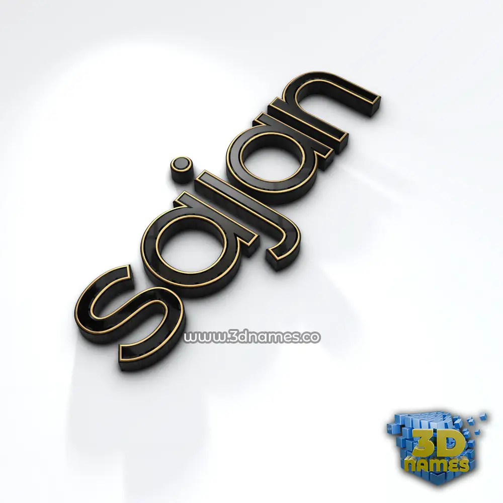 sajan in Black'n'White style - 3D name wallpaper