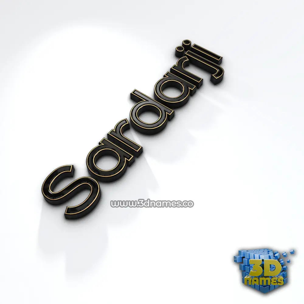 sardarji in Black'n'White style - 3D name wallpaper