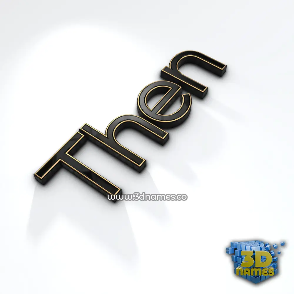 then in Black'n'White style - 3D name wallpaper