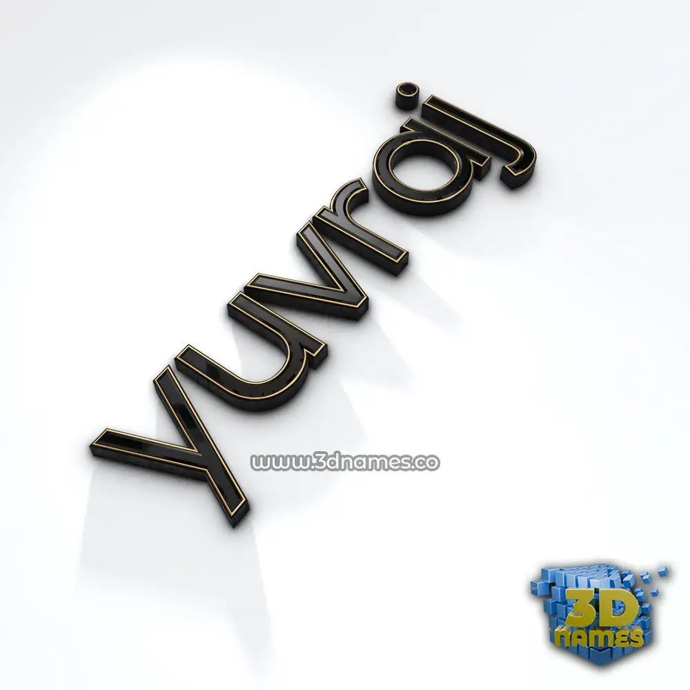 yuvraj in Black'n'White style - 3D name wallpaper