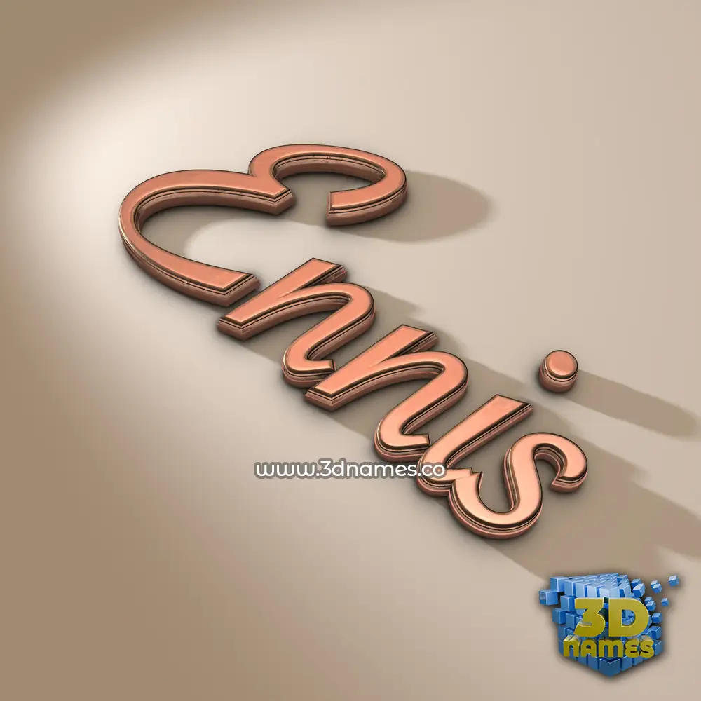 ennis in Rose Gold style - 3D name wallpaper
