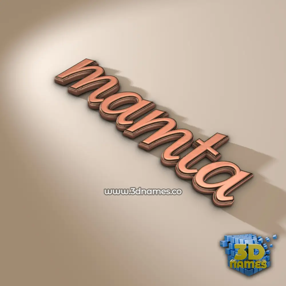 mamta in Rose Gold style - 3D name wallpaper