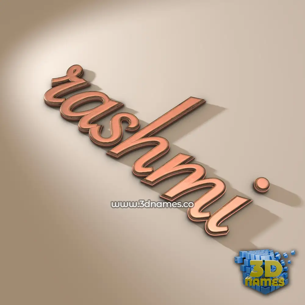 rashmi in Rose Gold style - 3D name wallpaper