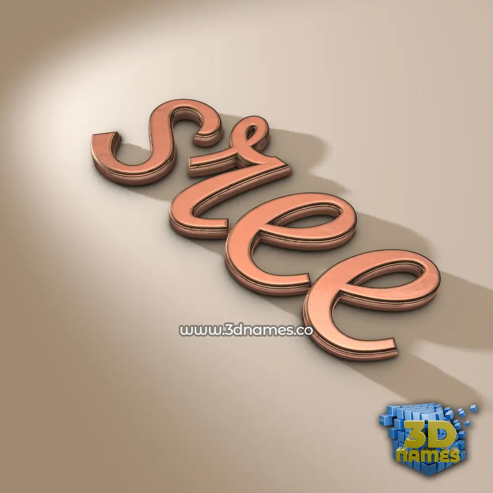 sree in Rose Gold style - 3D name wallpaper