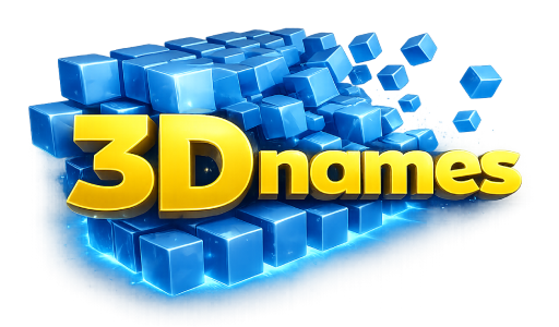 3D Names Logo